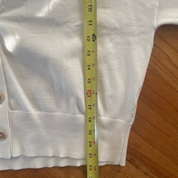 NWT Banana Republic V-Neck Cardigan XL Ivory - Picture 5 of 7
